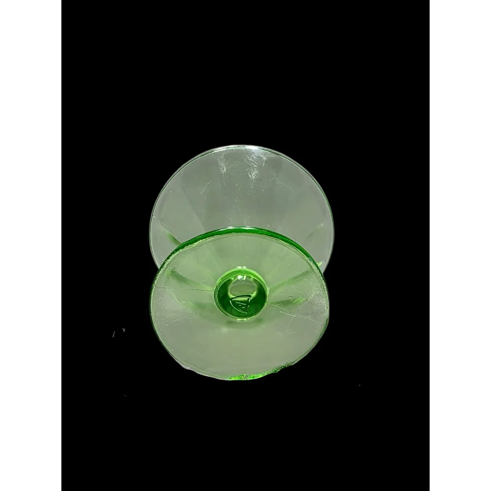 federal glass vintage green